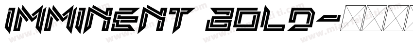 Imminent Bold字体转换